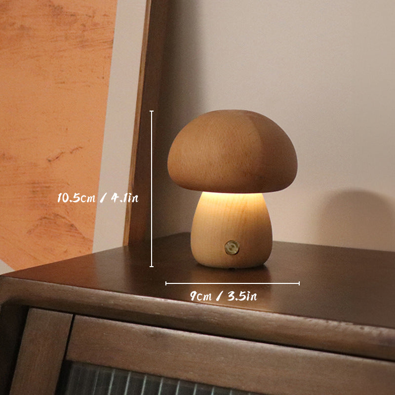 Sense - Wooden Mushrooms Table Lamp