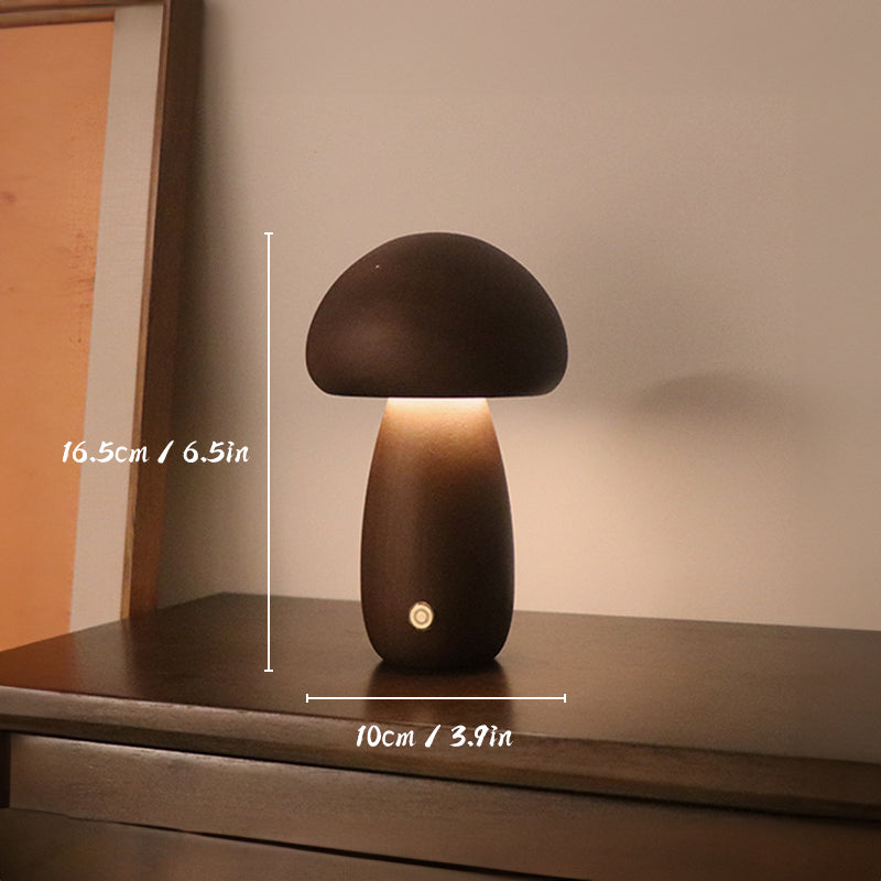 Sense - Wooden Mushrooms Table Lamp