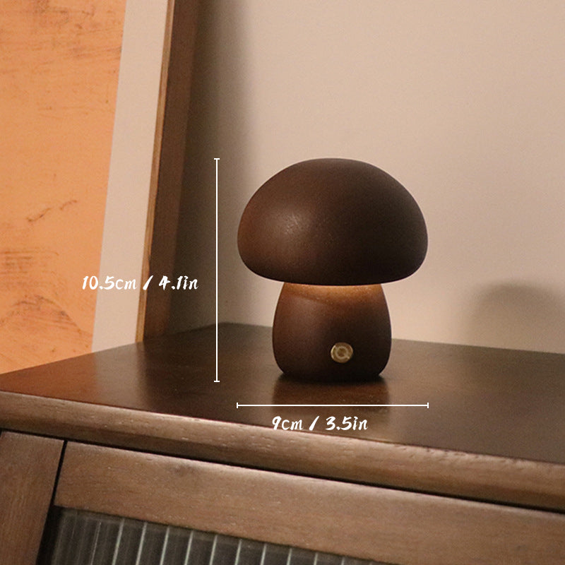 Sense - Wooden Mushrooms Table Lamp