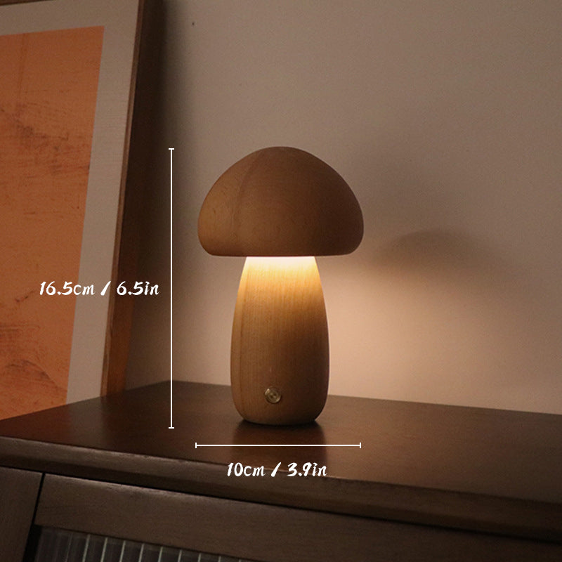 Sense - Wooden Mushrooms Table Lamp